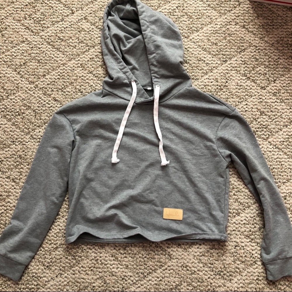 Cropped hoodie